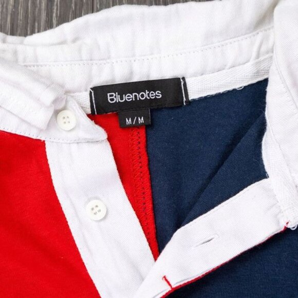 Color Block Collared Shirt M - Picture 3 of 3